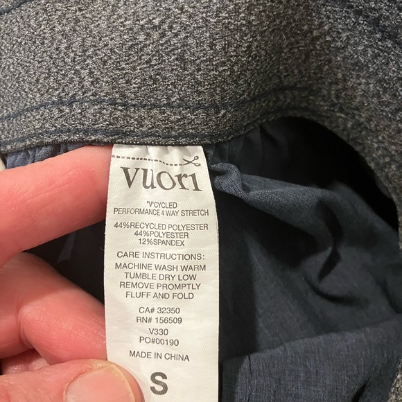 Vuori Banks shorts - Blue camo, size small, 9” inseam - Picture 5 of 7